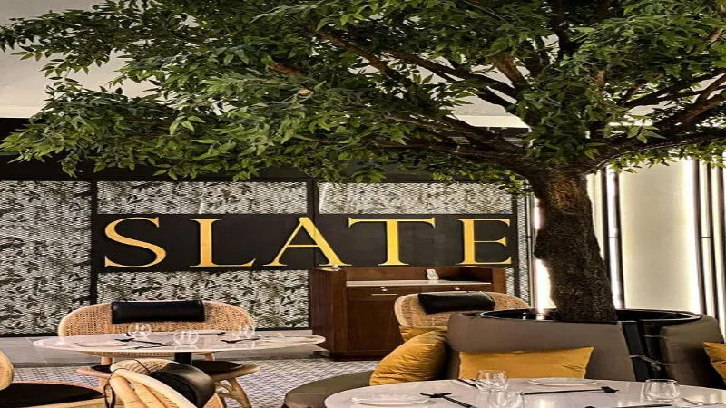  view of Slate Kitchen & Bar with its stylish  and inviting entrance