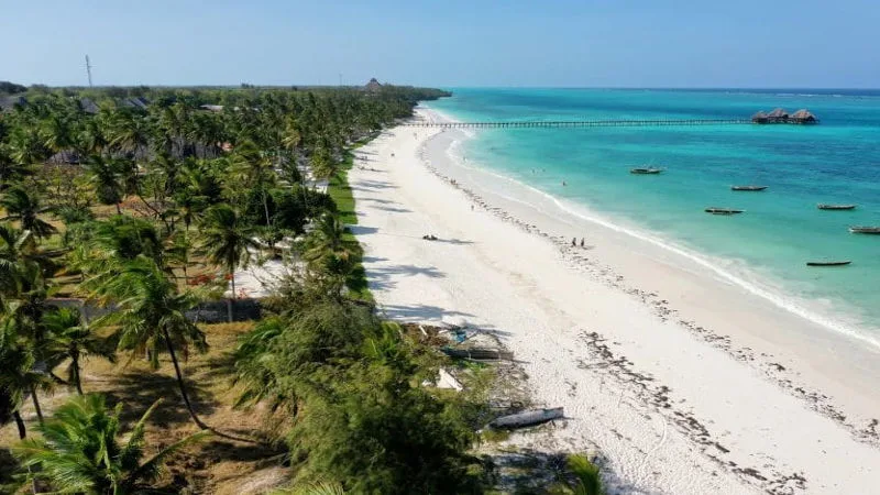 The sands beach resort view