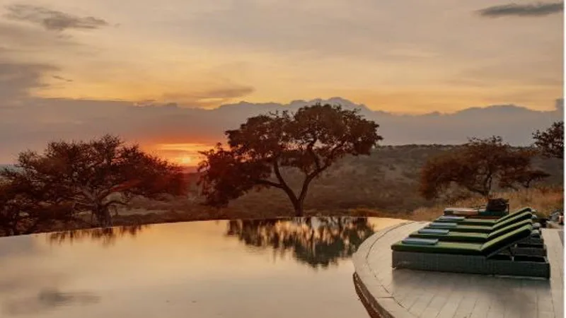 swimming pool at Melia serengeti Lodge